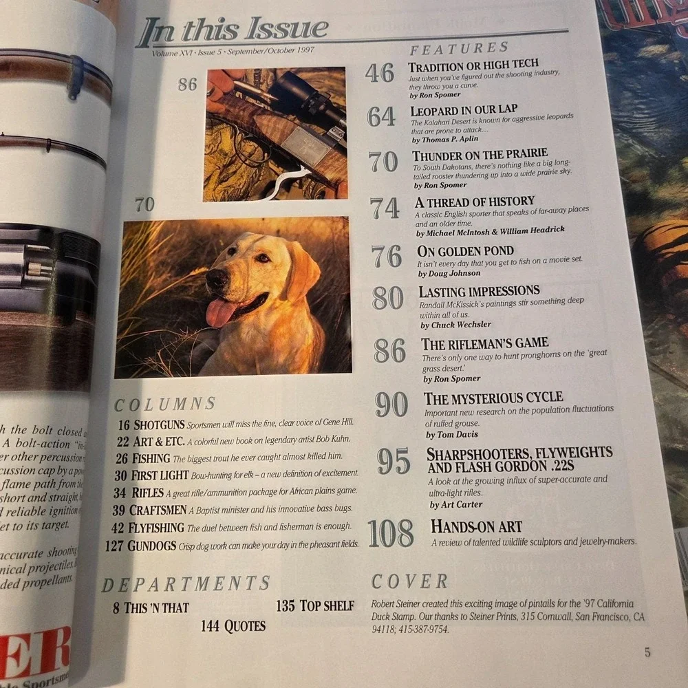 Sporting Classics Magazine 1997 Lot Of 4 Hunting & Fishing‎ Collectible